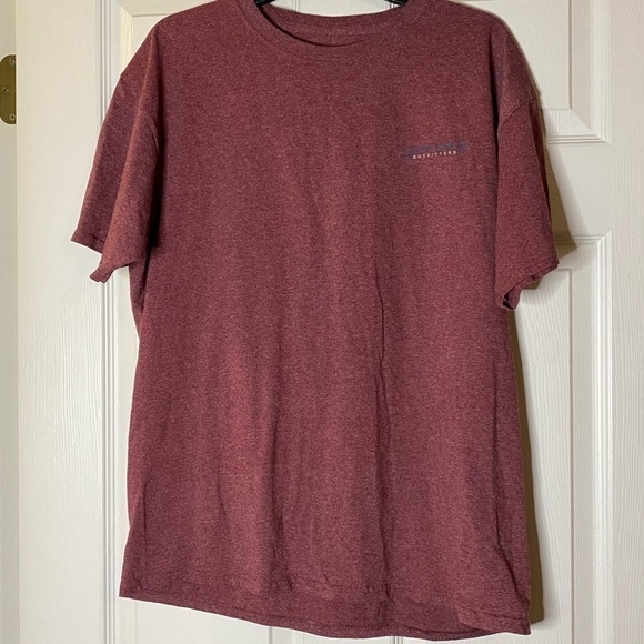 Lincoln Outfitters Maroon Size Large Tee, Unisex - Picture 2 of 4